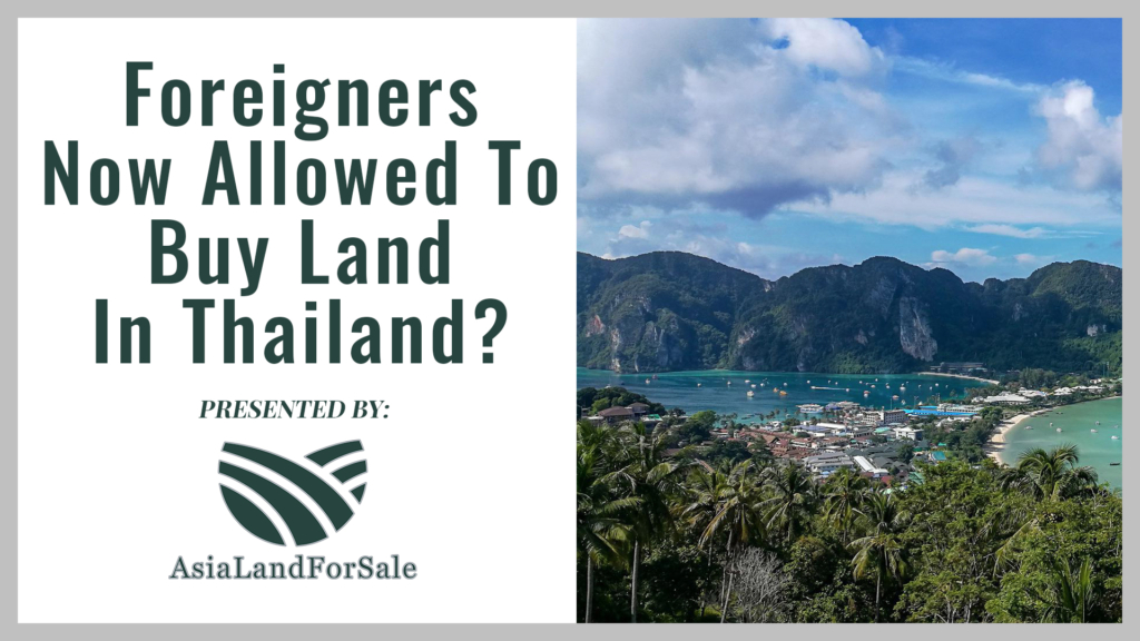 Thailand foreign land ownership